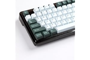 JOLINTAL 173 Touches Claviers Vert Botanique, PBT Japonais Claviers, Cherry Profile Keycaps 60 pourcent Dye-Sub pour Clavier de Jeu Mécanique 64/68/84/87/98/104
