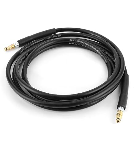 Tuyau Extension Nettoyeur Haute Pression 15 M – 200 Bar – Raccord M22x1.5 – Compatible Kärcher, Kränzle, Etc.
