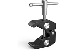 ‎SMALLRIG SMALLRIG Super Clamp Zacisk do statywu z gwintem 1/4"-20 i 3/8"-16, uniwersalny mechanizm montażowy Superclamp ((aluminium) do zestawu DSLR - 735
