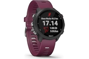 ‎GARMIN Garmin Forerunner 245 – GPS-Laufuhr mit individuellen Trainingsplänen, speziellen Lauffunktionen und detaillierter Trainingsanalyse. 1,2“ (3 cm) Farbdisplay, Akkulaufzeit bis zu 7 Tage, wasserdicht