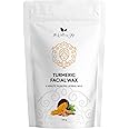 The Wellness Shop - Turmeric Facial Wax Powder - 5 minute Painless Face Hair Removal with Skin-Brightening Benefits - Upper Lips and Facial Hair Removal for Women and Girls (100gm)