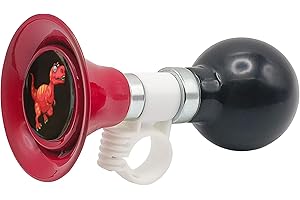 YeloYolker Kids Bike Horn, Cute Bicycle Handlebar Air Horn for Boys, Toddlers Universal Bike Accessories for Tricycle, Balance Bike, Scooter