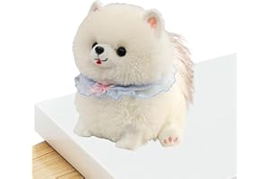 Eventerde Gerçekçi Köpek Yavrusu - Gerçekçi Stil Yumuşak Sevimli Peluş Oyuncak Yavru Köpek Peluş Oyuncak - Kız Arkadaş Kadın 