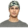 Motohog Helmet Skull Caps for Men Hair Inner Helmet Cover Caps for Bikers Sweat Cooling Skull Cap Headwrap, Bandana, Durag, Patka, Head Wear for Cycling & Running - Free Size