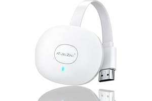 AT-MIZHI Wireless HDMI Dongle 4K, Miracast Display HDMI Adattatore Screen Mirroring Display WiFi HDMI Adapter Connector Supporta Miracast/DLNA/Airplay per Android/i-OS/Windows/Mac OS/HDTV/Monitor/Progetto