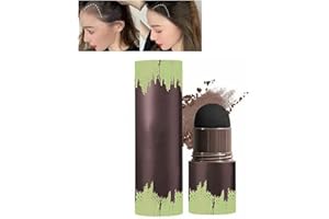 NI ZMIR Hairline Powder Stick, Hairline Shadow Powder Stick, Hair Shading Sponge Pen, Waterproof Hair Root Concealer for Thinning Hair Root Quick Cover Hair Root (1Pcs Dark Brown)