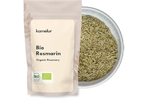 Kamelur 500g de Romarin bio séché – Des brins de romarin coupés permettent de préparer une délicieuse tisane au romarin