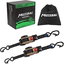 2 Cinghie Di Ancoraggio Auto-Retraenti 3.65m - Gancio A Punta Per Carico Fino A 340kg - Foto 12