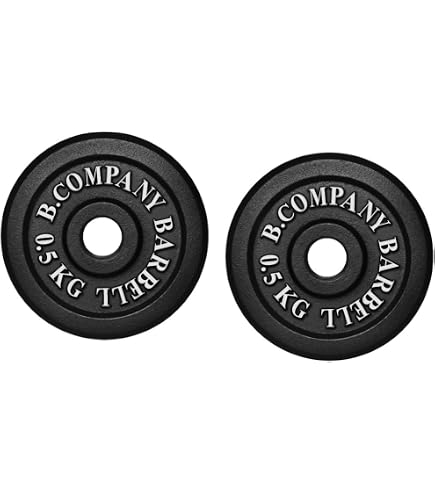 Bad Company | Lot de 2 haltères en Fonte 30 kg (2 x 15 kg) | Équipement Professionnel pour entraînement de Force et d'Endurance