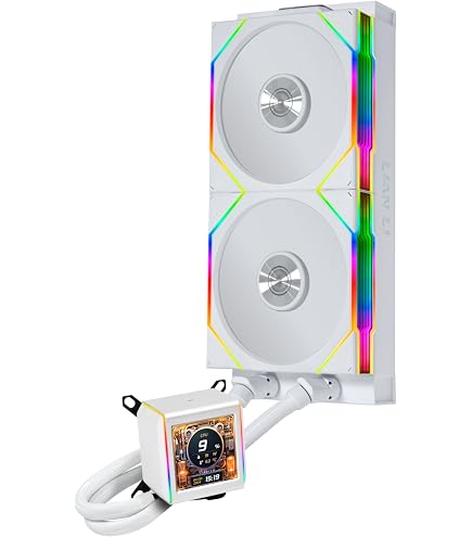 Lian Li Galahad AIO 240 RGB White CPU Liquid Cooler - GA240A .01