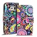Produktbild Samsung Galaxy S6 Muster Hülle, Conie Mobile Handytasche Bookstyle Schutzhülle Motiv Bilderhülle Wallet Tasche, PU Leder Tasche