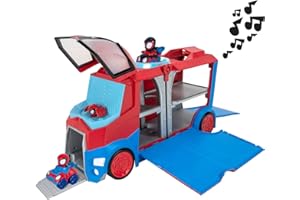 JAZWARES Spidey - Veicolo trasportatore + 2 Minis - (Toypartner SNF0051), Multicolore