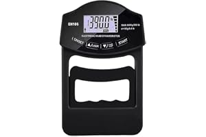 BODYA Greppstyrka testare 180 kg digital handdynamometer greppstyrketätare, USB LCD-skärm handgrepp dynamometer
