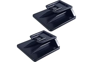 Tûche 2PZ, Clip adesiva Telepedaggio Sistema di fissaggio supporto removibile. 3 x 3 cm (NERO)