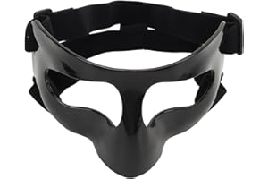 banapoy Protège-Nez pour Nez cassé, Masque de Basket-Ball Réglable, Protection Faciale Contre Les Blessures par Impact pour Le Football, Le Basket-Ball, Le Sport