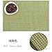 Produktbild WHHQWER Home PVC-Tischdecke Mat Kaffee Mat Kaffee Mat Tabelle Matte Dämmmatte aus Kunststoff, grün Hanf