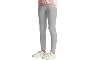 L&K-II Kinder Leggings Basic Uni Farbe Mädchen Tanzhose Baby Leggins Fitness Hose Baumwolle 2708