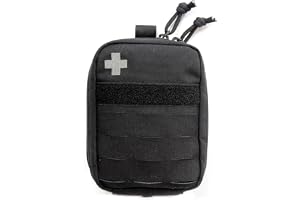 Tasmanian Tiger TT Tac Pouch Medic kompakt, molle-kompatibel första hjälpen IFAK väska med lappyta 16 x 12 x 4 cm