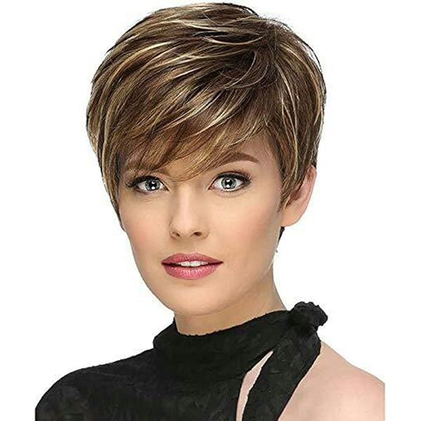 Esmee Breve Dritto Ombre Marrone Al Biondo Bob Parrucche Per Le Donne - Foto 8