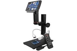 Andonstar ADSM302 5-inch HDMI Digital Microscope with 560X Magnification and High Object Distance, Multifunction Tool for DIY Electronics, PCB SMT Soldering and Phone Repair