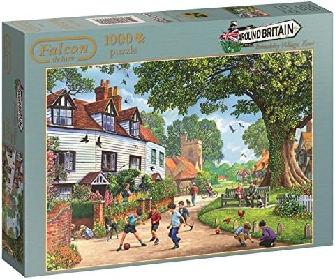 Falcon de luxe "Around Britain Brenchley Village" Jigsaw Puzzle (1000-Piece)