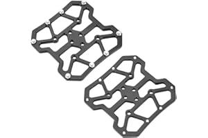 Keenso Adaptateur de Pédale de Vélo, 1 Paire Adaptateur Clipless Vélo Adaptateurs de Plate-Forme de Pédale de Bicyclette de Vélo en Alliage d'Aluminium