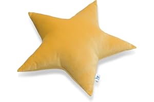 PEPI MADE IN POLAND Pepi – Cuscino per bambini – Cucito a mano – Cuscino per bambini – Cuscino a forma di stella – Cuscino decorativo – Cuscino a stella