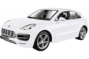 Bburago Modellauto 1:24 Porsche Macan, Weiß