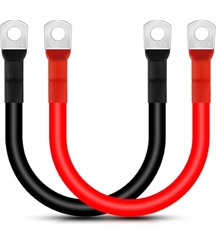 WNI 8 Gauge Schweißkabel – 15,2 M, Schwarz/rot, Ultraflexibles Kupferkabel, Hergestellt In USA, Für Auto, Solar, Wohnmobil