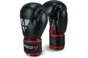 ‎PRO4 SPORT Pro4 Boxhandschuhe Fight - bestens geeignet für Boxen Kampfsport Kickboxen Fitness 8 10 12 14 16 oz unzen