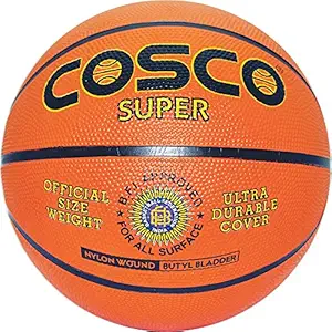 Cosco Super Basket Balls, Size 5 (Orange)