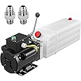 VEVOR Hydraulic Pump Hydraulic Power Unit Car Lifting Hydraulic Unit 3HP 2.2kW 2850RPM Adjustable Pump Pressure 2750PSI Relief Pressure