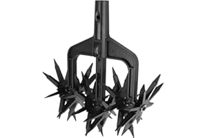 DEPISUTA Aerator do Trawnika, Kultywator Rotacyjny 2 w 1 i Kultywator Ogrodowy Wertykulator Ogrodowy Wertykulator Wentylowany Glebogryzarka Rotacyjna do Napowietrzania Patio Ogrodowego