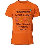 bubbleshirt T-Shirt Personalizzata Uomo Maglietta Personalizzabile Personalizza la Tua t-Shirt con Foto, Logo e/o Testo Manic