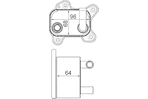 MAHLE CLC 183 000P - Enfriador de aceite