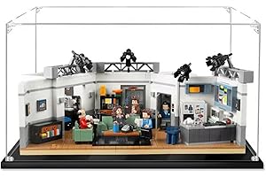 VAVAVIA 1 pezzo 40x20x20cm Vetrina Acrilica Trasparente Antipolvere 3mm, Una Grande Display Box Per Lego 10295 10330 21342 31129 Modello