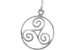 Kiss of Leather Menu Triskele Pendentif en 925 Sterling Argent Nr.23