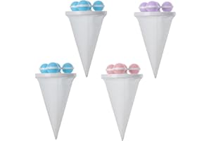 TIANNAIT 4er-Pack Wäsche-Haarfänger, wiederverwendbarer schwimmender Haarentferner für Waschmaschinen, Haarentfernungsbälle, Fusselentferner für Hunde und Katzen, Tierhaare, Schmutzsammlung