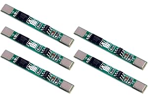 ‎TECNOIOT TECNOIOT 5pcs 1S 3.7V 3A li-Ion BMS PCM Battery Protection Board 18650 Lithium Battery