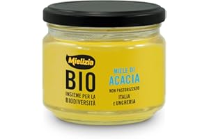 Mielizia BIO - Miele Biologico di Acacia in Vasetto - Non Pastorizzato - 300g