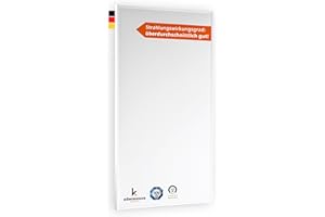 Könighaus Infrared Heater 600 Watt Eco Model White Frame TÜV SÜD Electric Heater with Overheating Protection