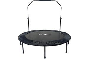 JUMP4FUN Mini Trampoline Fitness Pliable Double-Bar