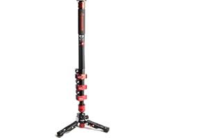 IFOOTAGE Cobra 2 aparat monopod w połączeniu ze statywem stołowym i statywem do wspinaczki górskiej, włókno węglowe (180 cm)