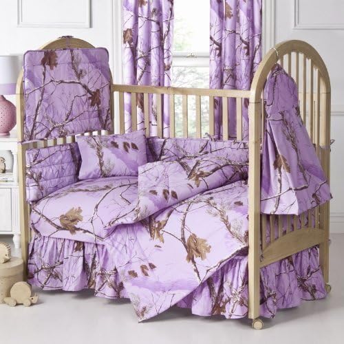 Kimlor Mills Realtree APC Crib Bedskirt, Lavender