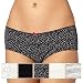 Debenhams Womens Pack Of Five Black Spot And Stripe Shorts 14