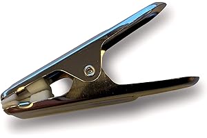 Lot de 80 pinces à linge de ménage en acier inoxydable | 6,5 * 1 cm | Tampon grip pad embout tendre antidérapant | Kibros 5LOT16b