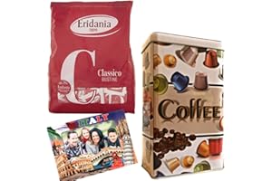 NARAMAKI Box Metallico 16x9cm + Kit Zucchero Bustine 1Kg - Kit Pausa caffè - Accessori Ufficio (ERIDANIA)