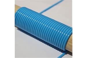 uyeoco 80m * 2.5mm Gradient Plat Rotin Synthétique Osier Rotin en Plastique Osier Matériel De Réparation pour Meubles Chaise De Jardin Table Panier De Rangement Bricolage Et Réparation