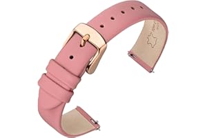 ANNEFIT Watch Straps for Men Women, Top Grain Leather Watch Band with Quick Release, Band Width 12mm 13mm 14mm 16mm 18mm 20mm 22mm