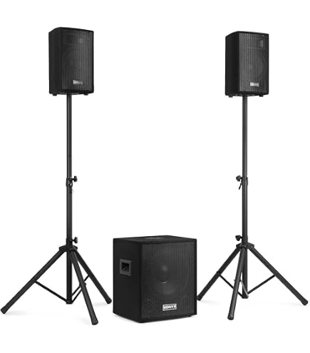 Système Sono Actif Audiophony – 2x1000 WRMS – 4 Pavillons + 2 Caissons 15" – Occasion